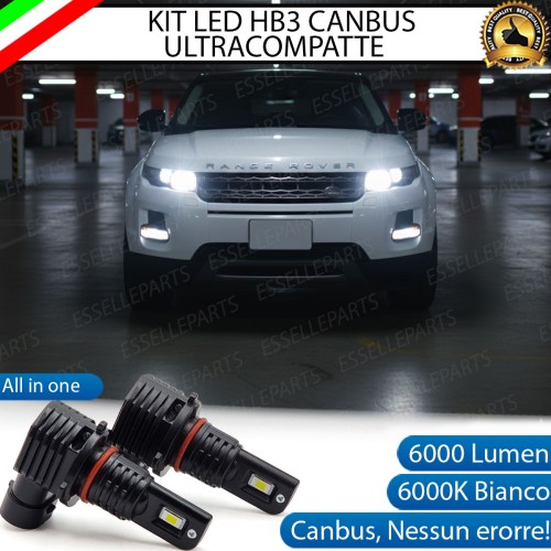 Kit LED HB3 per Land Rover Range Rover Evoque 6000 Lumen 6000K Canbus