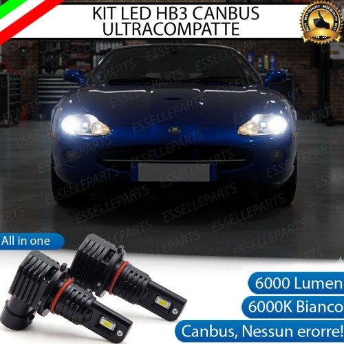 Kit LED HB3 per Jaguar XK8 Anabbaglianti 6000 Lumen 6000K Canbus