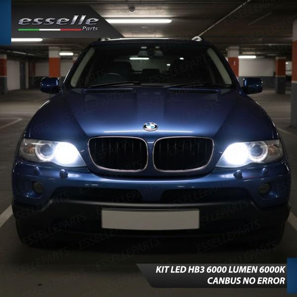 Kit LED HB3 Bmw X5 E53 Abbaglianti Canbus 6000K Luce Bianca