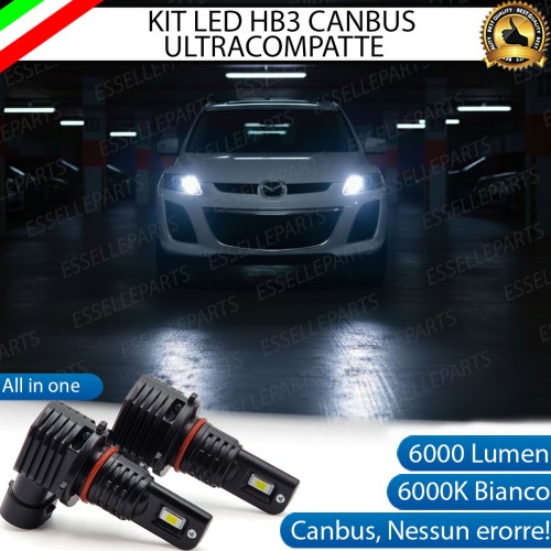 Kit LED HB3 per Mazda CX-7 Abbaglianti 6000 Lumen 6000K Canbus