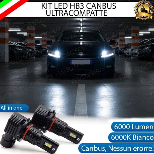 Kit LED HB3 per Honda CR-Z Abbaglianti 6000 Lumen 6000K Canbus