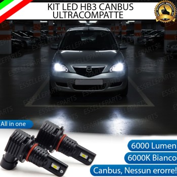 Kit LED HB3 Mazda 2 MK1 Abbaglianti Canbus 6000K Luce Bianca