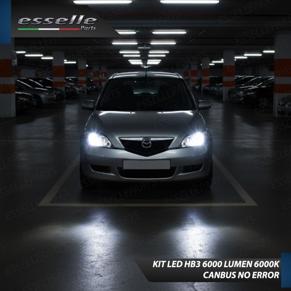 Kit LED HB3 Mazda 2 MK1 Abbaglianti Canbus 6000K Luce Bianca