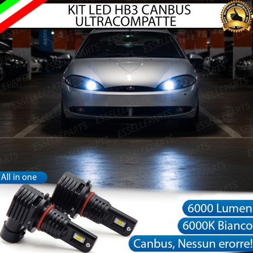 Kit LED HB3 per Ford Cougar Abbaglianti 6000 Lumen 6000K Canbus