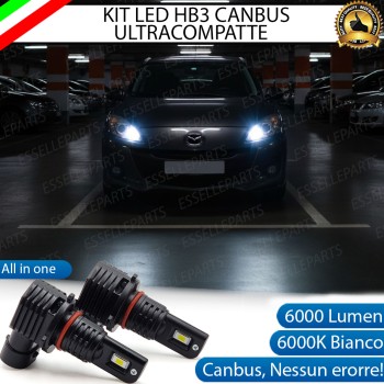 Kit LED HB3 Mazda 3 MK2 Abbaglianti Canbus 6000K Luce Bianca