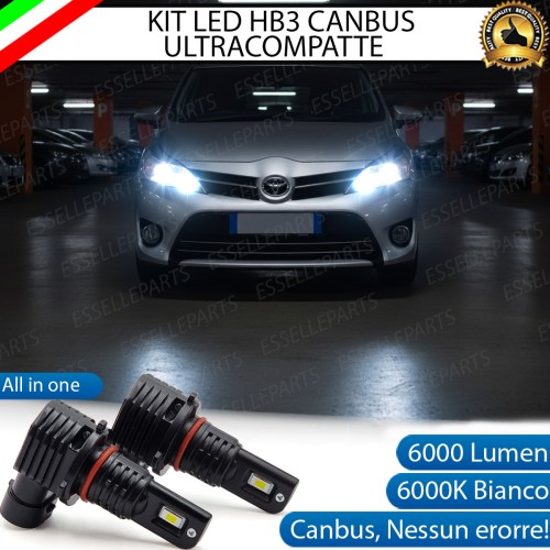 Kit LED HB3 per Toyota Verso Abbaglianti 6000 Lumen 6000K Canbus