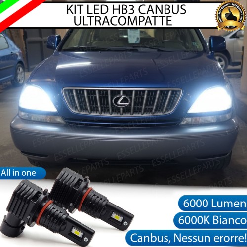 Kit LED HB3 per Lexus RX MK1 Abbaglianti 6000 Lumen 6000K Canbus