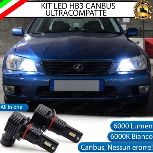 Kit LED HB3 per Lexus IS MK1 Abbaglianti 6000 Lumen 6000K Canbus