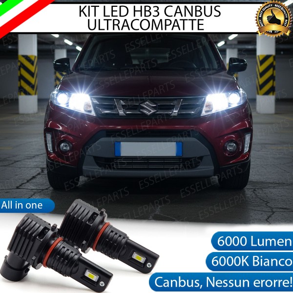 Kit LED HB3 Suzuki Vitara Abbaglianti Canbus 6000K Bianco