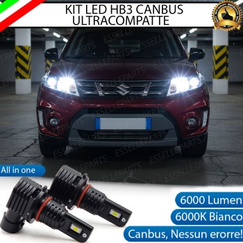 Kit LED HB3 Suzuki Vitara Abbaglianti Canbus 6000K Bianco