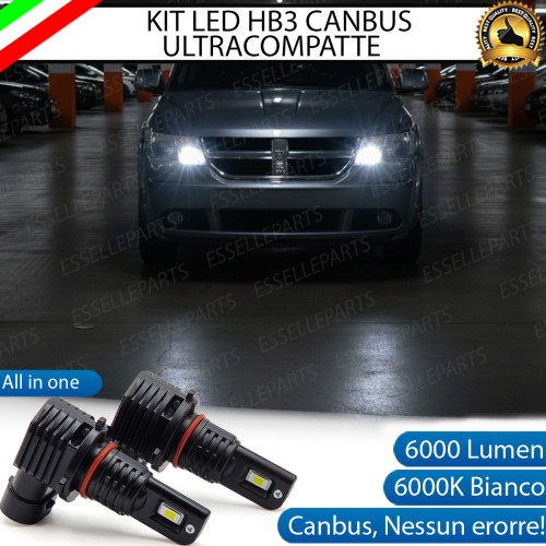 Kit LED HB3 per Dodge Journey Abbaglianti 6000 Lumen 6000K Canbus