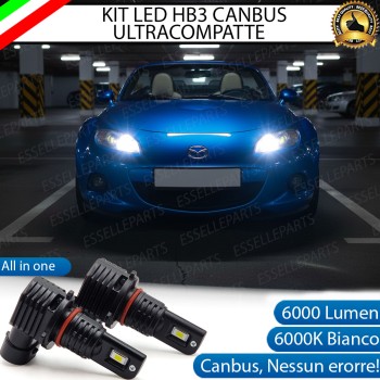 Kit LED HB3 Mazda MX-5 MK3 Abbaglianti Canbus 6000K Bianco