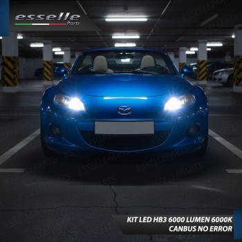 Kit LED HB3 Mazda MX-5 MK3 Abbaglianti Canbus 6000K Bianco