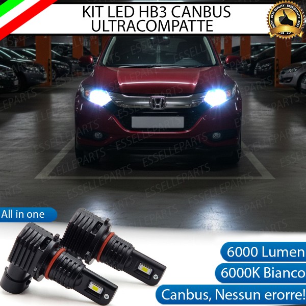 Kit LED HB3 Honda HR-V MK2 Abbaglianti Canbus 6000K Bianco