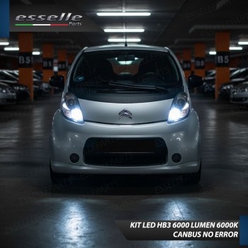 Kit LED HB3 Citroen C-Zero Abbaglianti Canbus 6000K Bianco