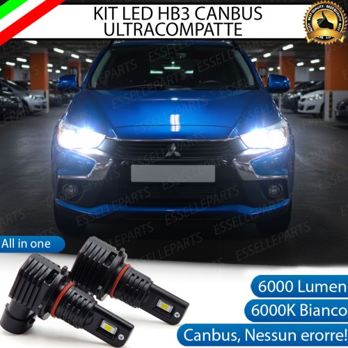 Kit LED HB3 per Mitsubishi ASX Abbaglianti 6000 Lumen 6000K Canbus