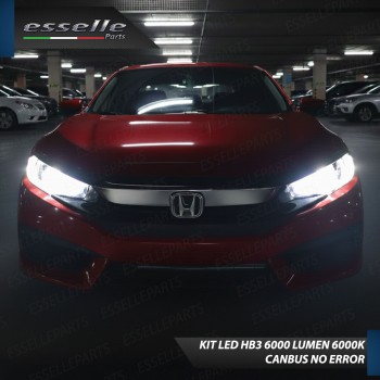 Kit LED HB3 Honda Civic 10G Abbaglianti Canbus 6000K Bianco