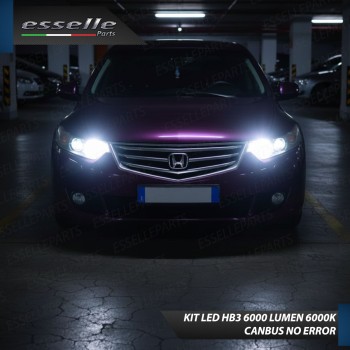 Kit LED HB3 Honda Accord 8G Abbaglianti Canbus 6000K Bianco