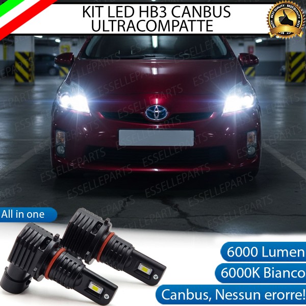 Kit LED HB3 Toyota Prius MK3 Abbaglianti Canbus 6000K Bianco