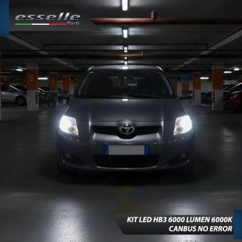 Kit LED HB3 Toyota Auris MK1 Abbaglianti Canbus 6000K Bianco