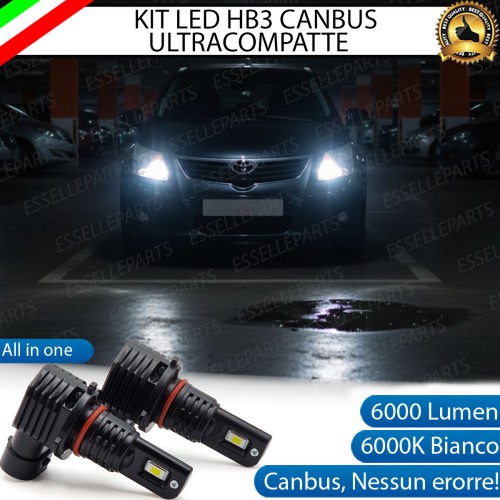 Kit LED HB3 Toyota Avensis MK3 Fino al 10-2011 Abbaglianti 6000 Lumen 6000K