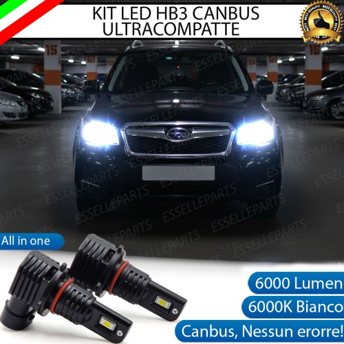 Kit LED HB3 per Subaru Forester MK4 Abbaglianti 6000 Lumen 6000K Canbus