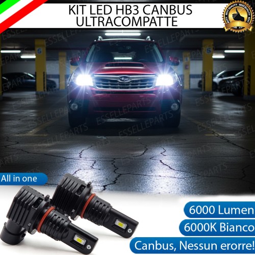 Kit LED HB3 per Subaru Forester MK3 Abbaglianti 6000 Lumen 6000K Canbus