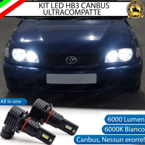 Kit LED HB3 per Toyota Corolla E110 Abbaglianti 6000 Lumen 6000K Canbus