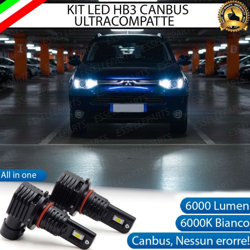 Kit LED HB3 per Mitsubishi Outlander MK3 Abbaglianti 6000 Lumen 6000K Canbus