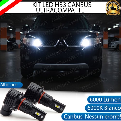 Kit LED HB3 per Mitsubishi Outlander MK2 Abbaglianti 6000 Lumen 6000K Canbus