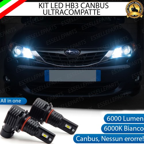 Kit LED HB3 per Subaru Impreza GE GH GR Abbaglianti 6000 Lumen 6000K Canbus