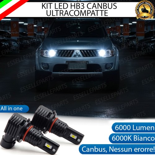 Kit LED HB3 per Mitsubishi Pajero Sport MK2 Abbaglianti 6000 Lumen 6000K Canbus