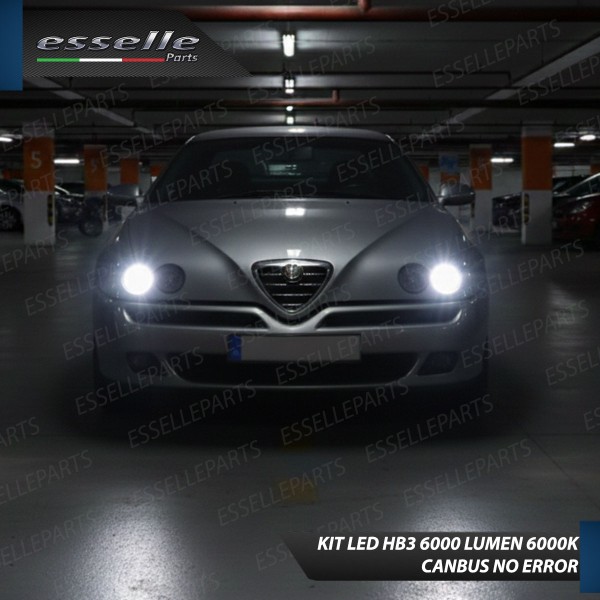 Kit LED HB3 Alfa Romeo GTV Anabbaglianti Canbus 6000K Bianco