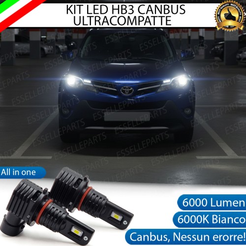 Kit LED HB3 per Toyota Rav4 MK4 Anabbaglianti 6000 Lumen...