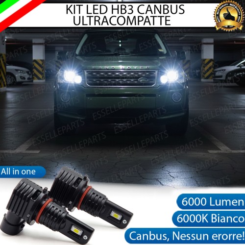 Kit LED HB3 per Land Rover Freelander MK2 Dal 2013 6000...