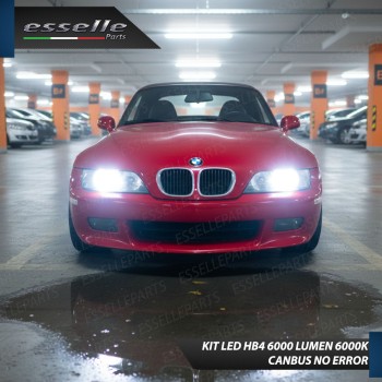 Kit LED HB4 per Bmw Z3 E36 Anabbaglianti 6000 Lumen 6000K Bianco Canbus