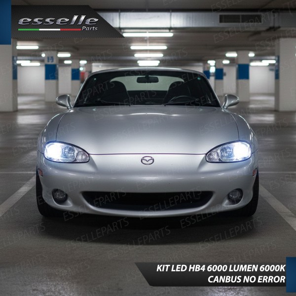 Kit LED HB4 per Mazda MX-5 MK2 Anabbaglianti...