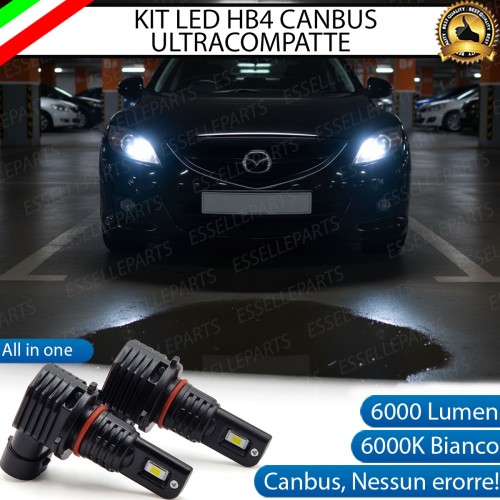 Kit LED HB4 per Mazda 6 MK2 Abbaglianti 6000 Lumen 6000K...