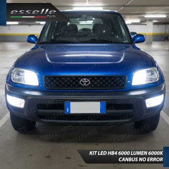 Kit LED HB4 per Toyota Rav4 MK1 Abbaglianti 6000 Lumen 6000K Bianco Canbus