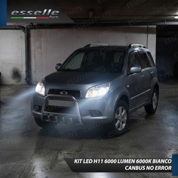 Kit LED H11 Daihatsu Terios MK2 Con fari lenticolari Anabbaglianti 6000 lm 6000K