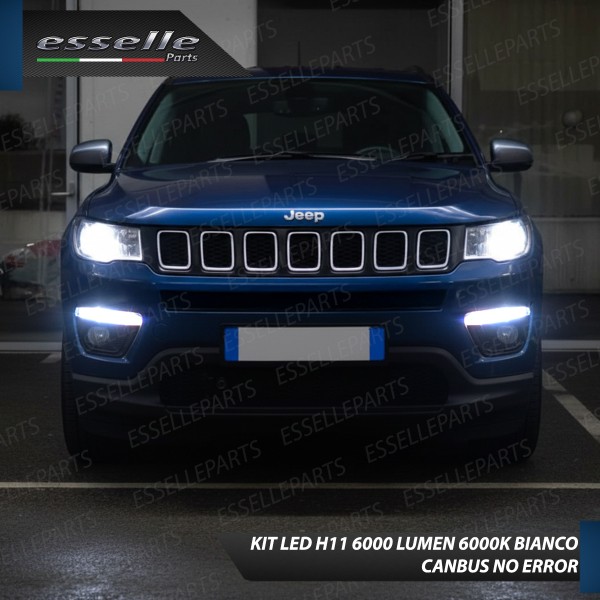 Kit Full LED H11 Jeep Compass MK2 6000 Lumen 6000K