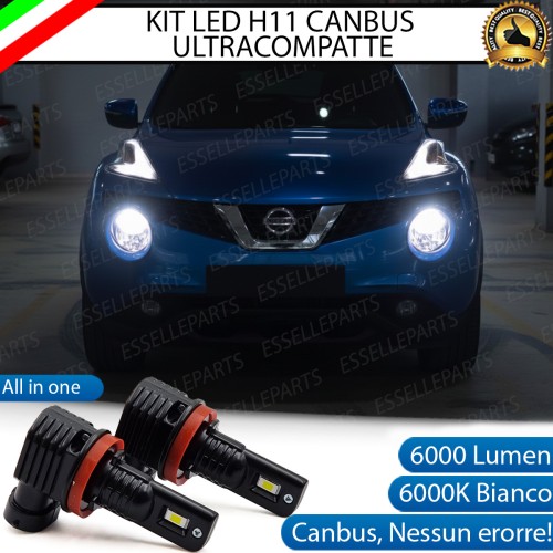 Kit Full LED H11 Nissan Juke 6000 Lumen 6000K Canbus