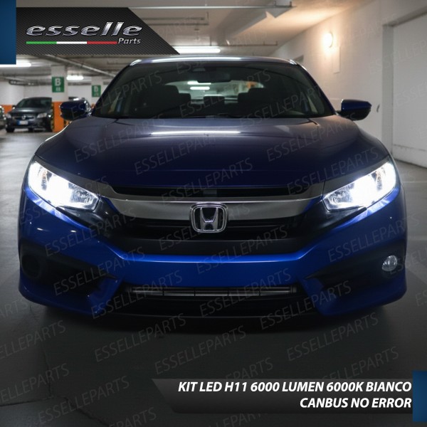 Kit Full LED H11 Honda Civic 10G 6000 Lumen 6000K Canbus