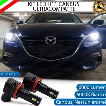 Kit Full LED H11 Mazda 3 MK3 6000 Lumen 6000K Canbus