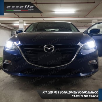 Kit Full LED H11 Mazda 3 MK3 6000 Lumen 6000K Canbus