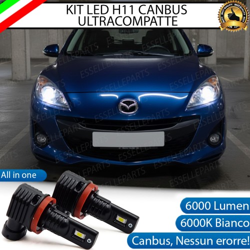 Kit Full LED H11 Mazda 3 MK2 6000 Lumen 6000K Canbus