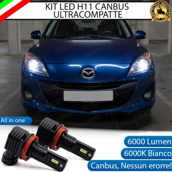Kit Full LED H11 Mazda 3 MK2 6000 Lumen 6000K Canbus