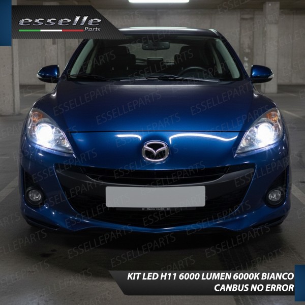 Kit Full LED H11 Mazda 3 MK2 6000 Lumen 6000K Canbus