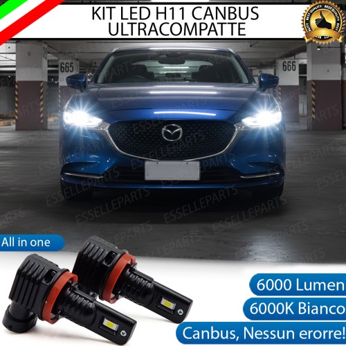Kit Full LED H11 Mazda 6 MK3 6000 Lumen 6000K Canbus