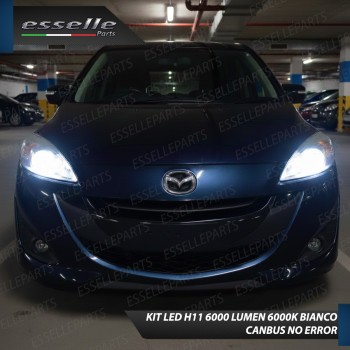 Kit Full LED H11 Mazda 5 MK2 6000 Lumen 6000K Canbus
